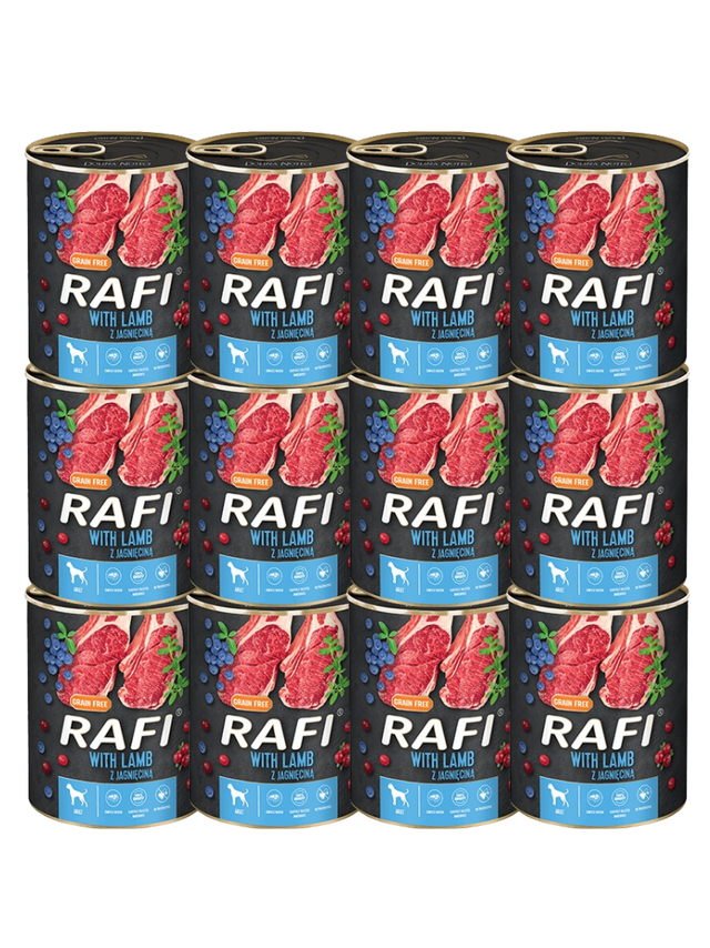 DOLINA NOTECI Rafi z jagnięciną 12x800g