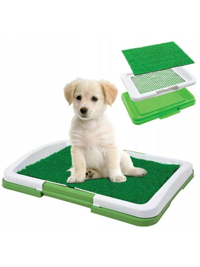 NUXIE® Kuweta z trawą dla szczeniąt do nauki czystości 34cm x 47cm x 6cm