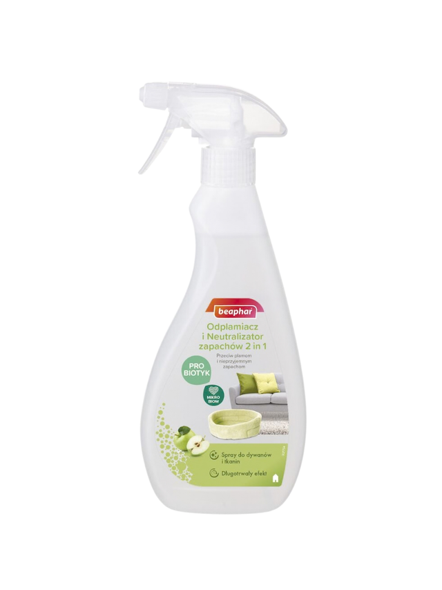 BEAPHAR Odplamiacz i neutralizator zapachów 2in1 Odour Eliminator dla psa i kota poj. 500ml