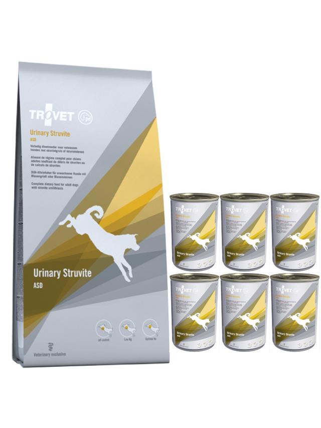 TROVET ASD Urinary Struvite (dla psa) 12,5kg + ASD Urinary Struvite 6x400g