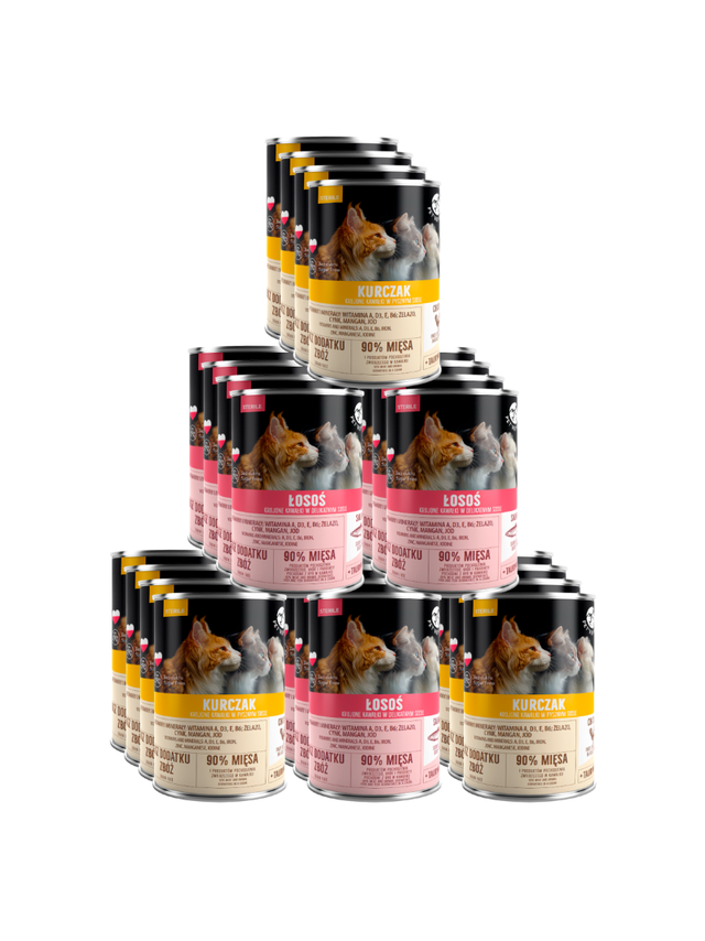 PetRepublic kawałki w sosie Mix smaków (steril) 24x400g