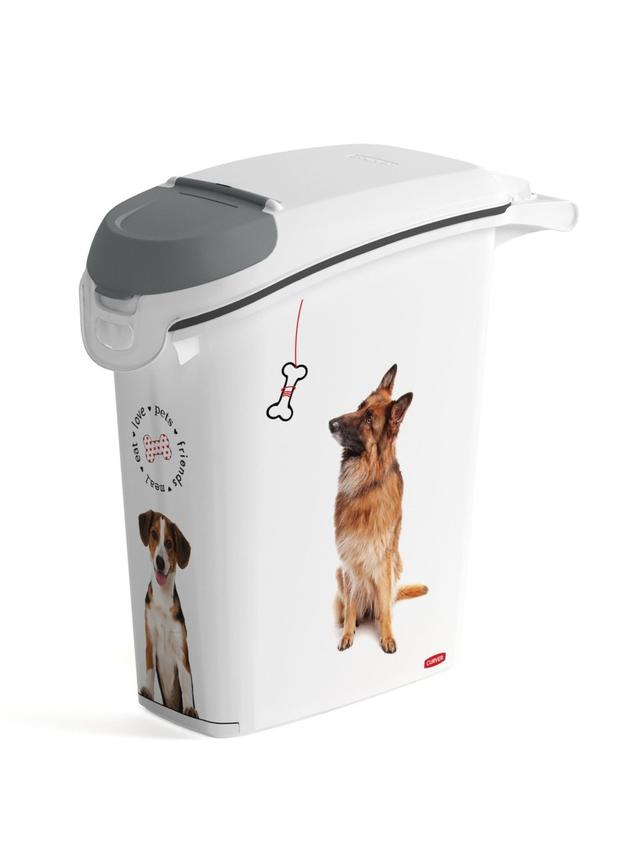 CURVER PetLife  pojemnik do przechowywania żwirku lub karmy 10kg/23l 23,2x49,7x50,3