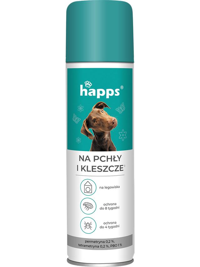 HAPPS -Aerozol na pchły i kleszcze 250ml