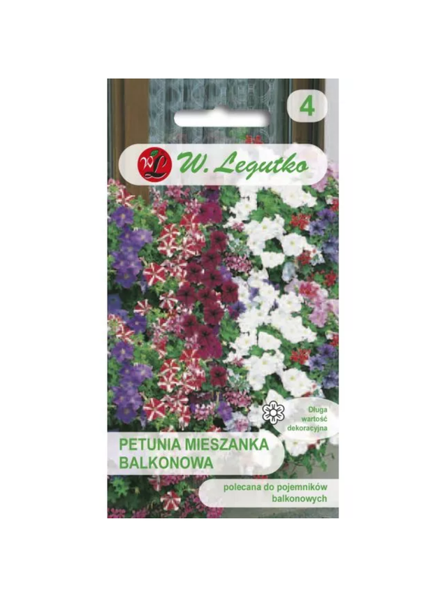 Petunia ogrodowa o pędach zwisających mieszanka balkonowa