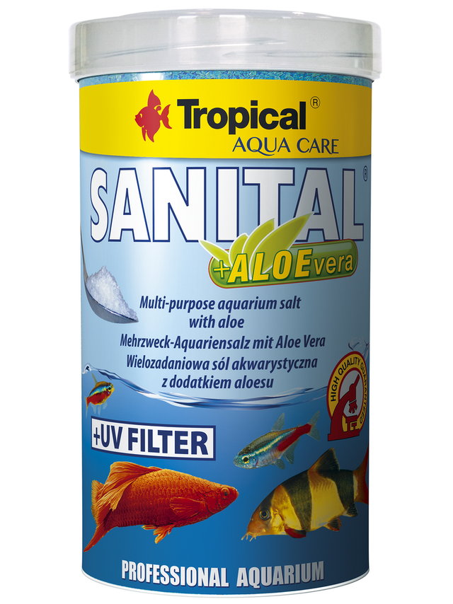 TROPICAL sól akwarystyczna Sanital + aloevera 500ml/600g