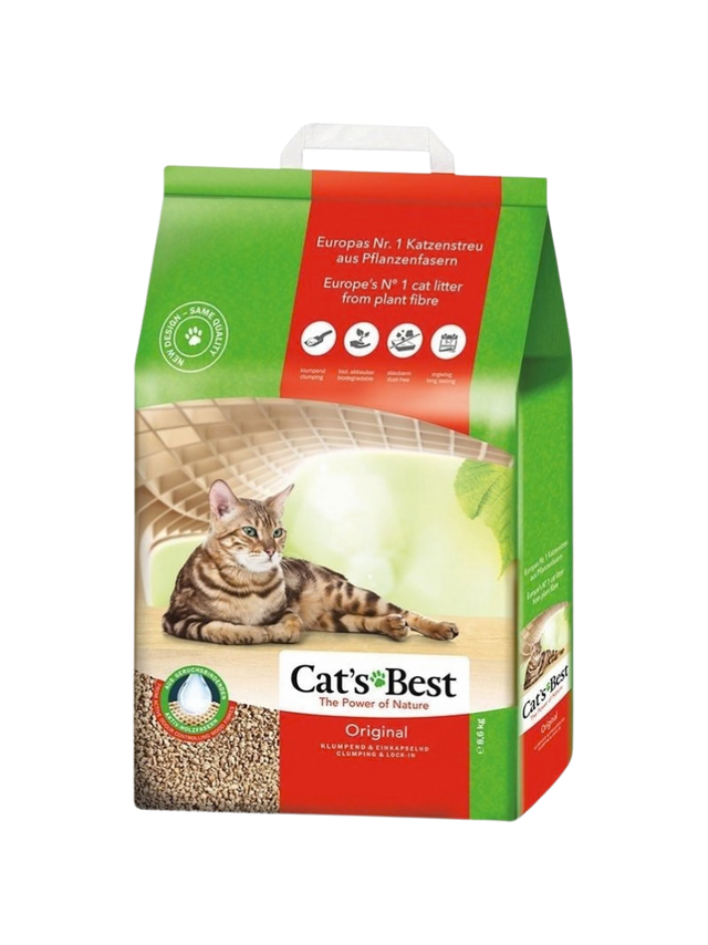 JRS Cats Best Eko Plus - Żwirek Drewniany Zbrylający 20l / 8,6kg