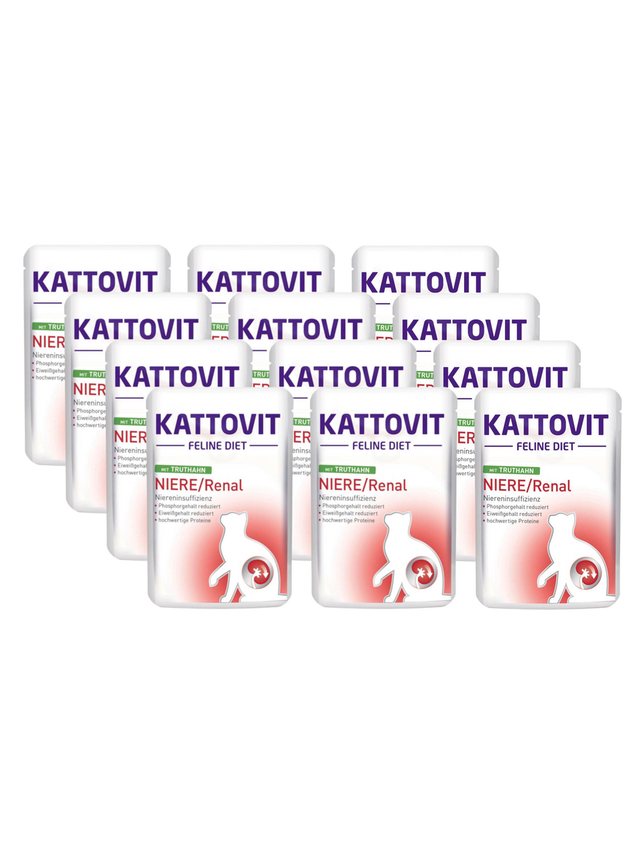 Kattovit Niere/Renal indyk 12x85g saszetka