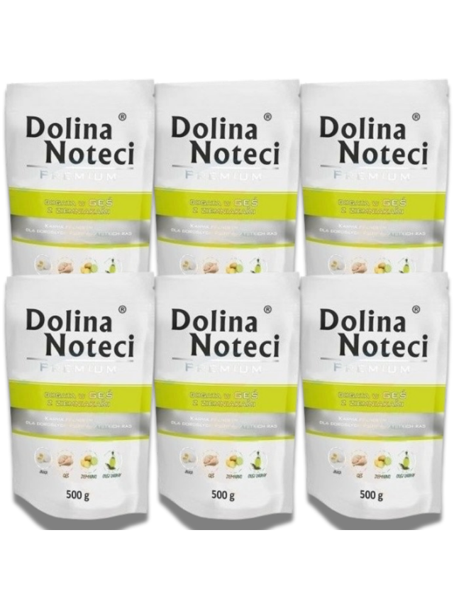 Dolina Noteci Premium Gęś z ziemniakami 6x500g