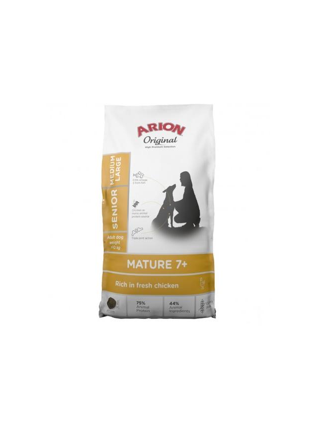 ARION Original Mature 7+ Senior Medium & Large Chicken sucha karma dla psa z kurczakiem 12 kg