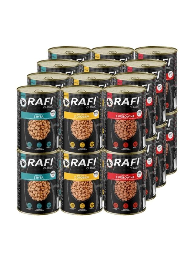 RAFI Cat Kawałki w sosie mix smaków 24x415g