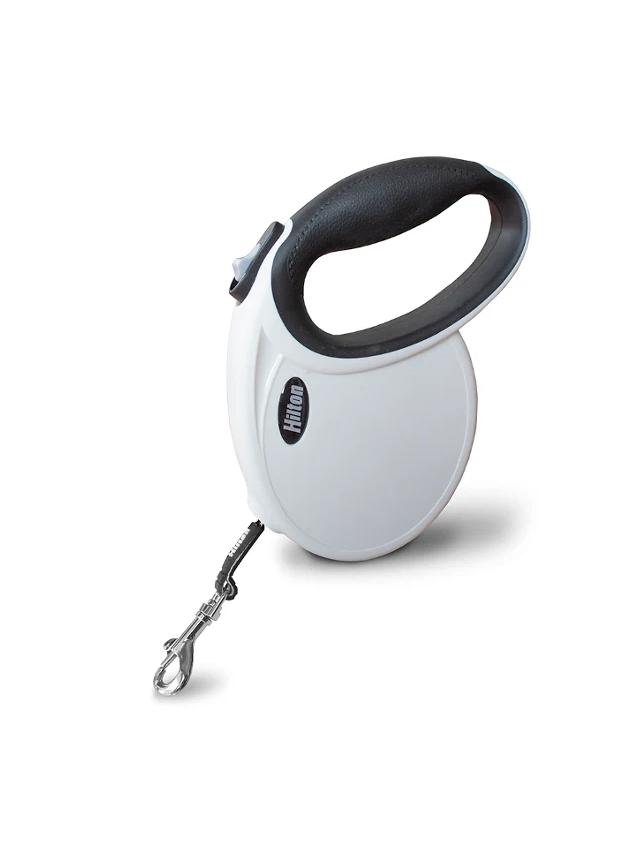 SMART DOG TAPE M BIAŁO-CZARNA SMYCZ AUTO MATYCZNA 4M DLA PSA DO 20KG