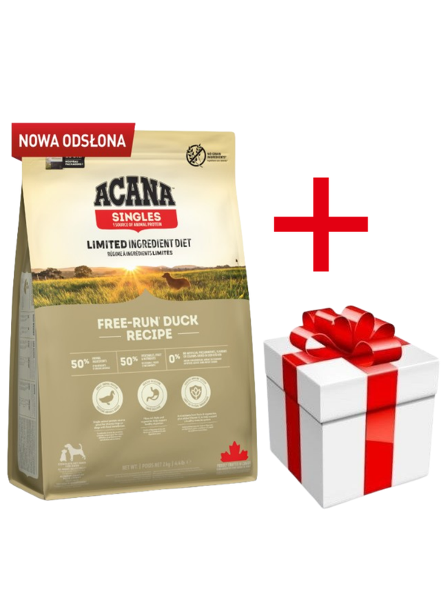ACANA Free-Run Duck 2kg + niespodzianka dla psa GRATIS!