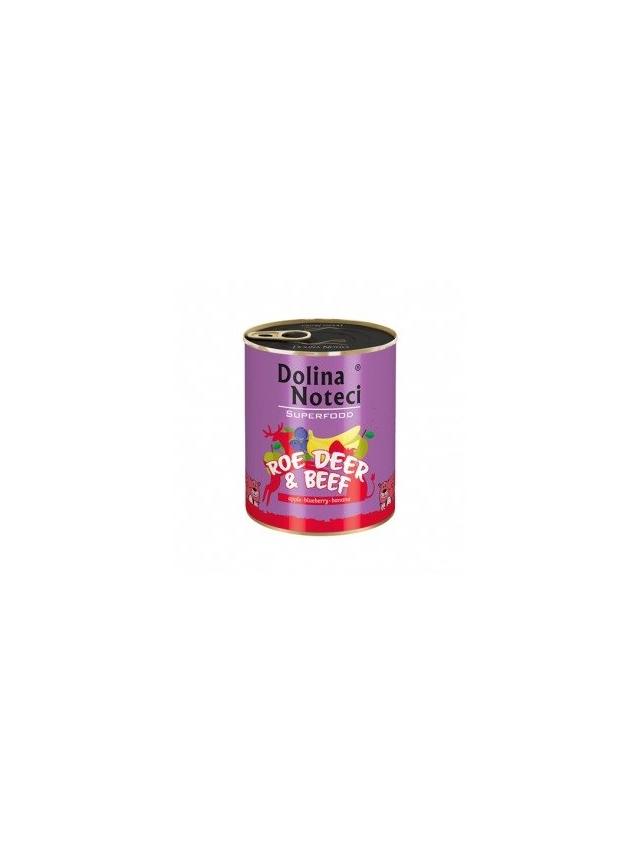 DOLINA NOTECI PREMIUM SUPERFOOD sarna i wołowina 800g