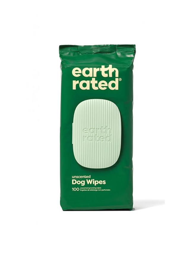 EARTH RATED Chusteczki Kompostowalne Bezzapachowe 100szt.