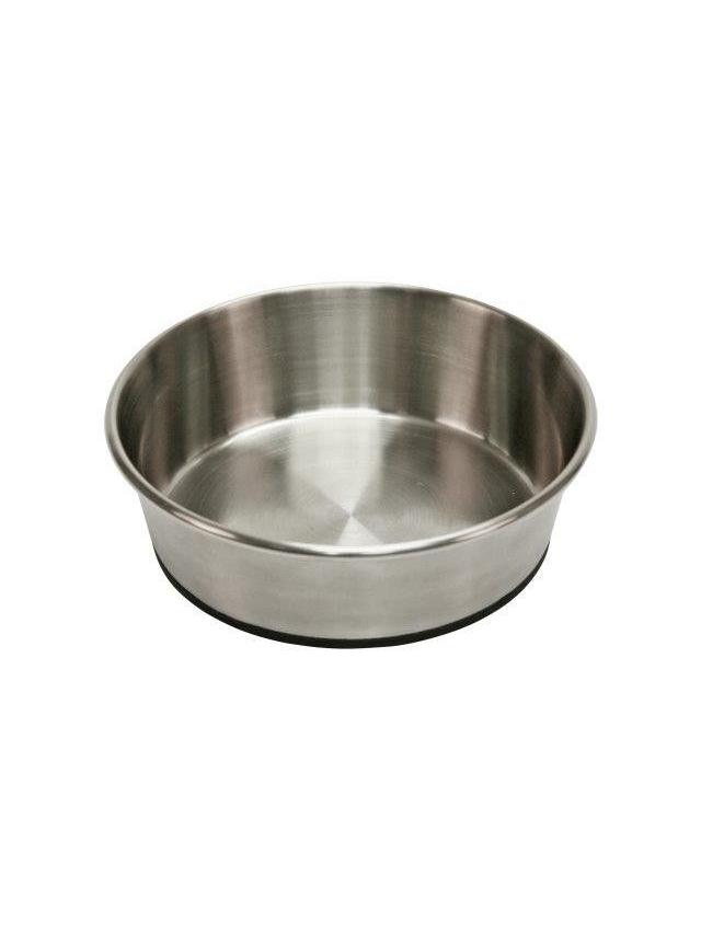 KERBL Antypoślizgowa miska ze stali nierdzewnej dla psa lub kota 850 ml