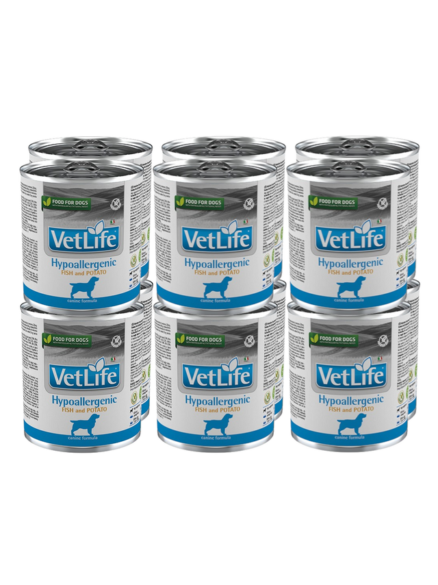 Farmina Vet Life Hypoallergenic Fish & Potato Dog 12x300g