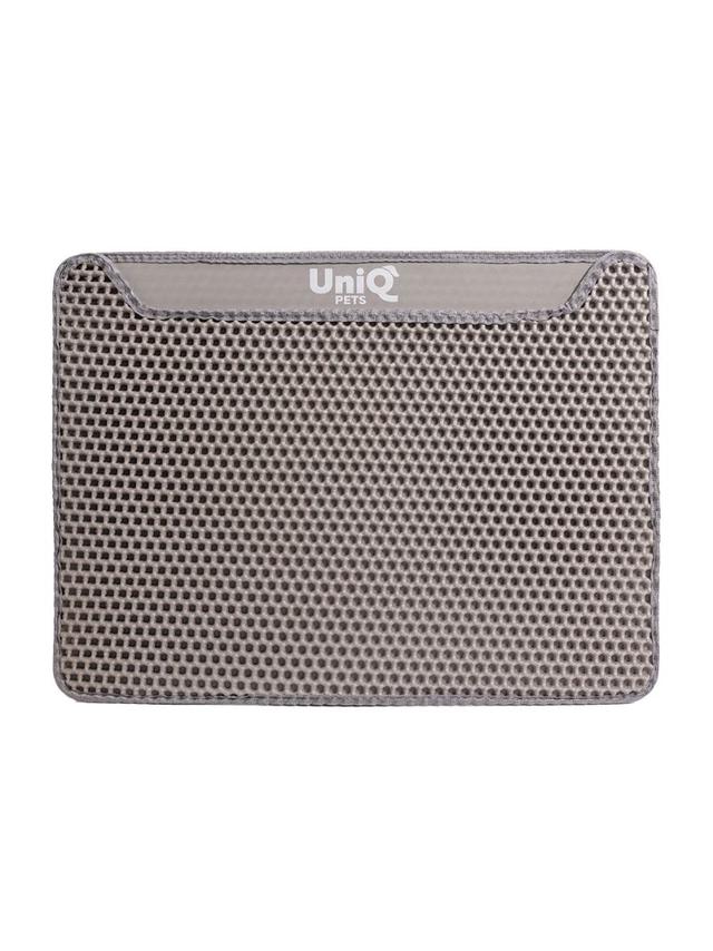UNIQ PETS Wycieraczka pod kuwetę dla kota dwuwarstwowa szara 45x60 cm
