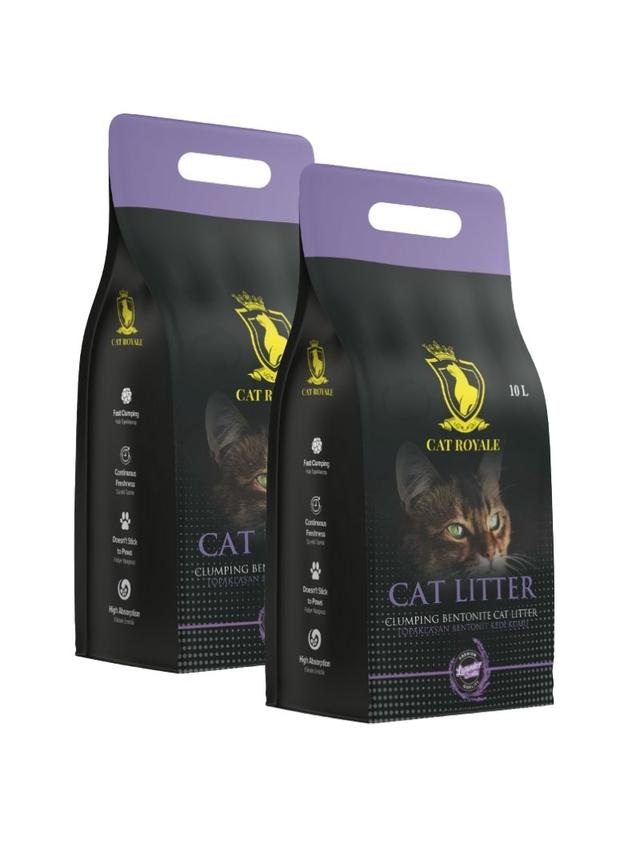 Cat Royale Lawenda żwirek bentonitowy 20l (2 x 10l)