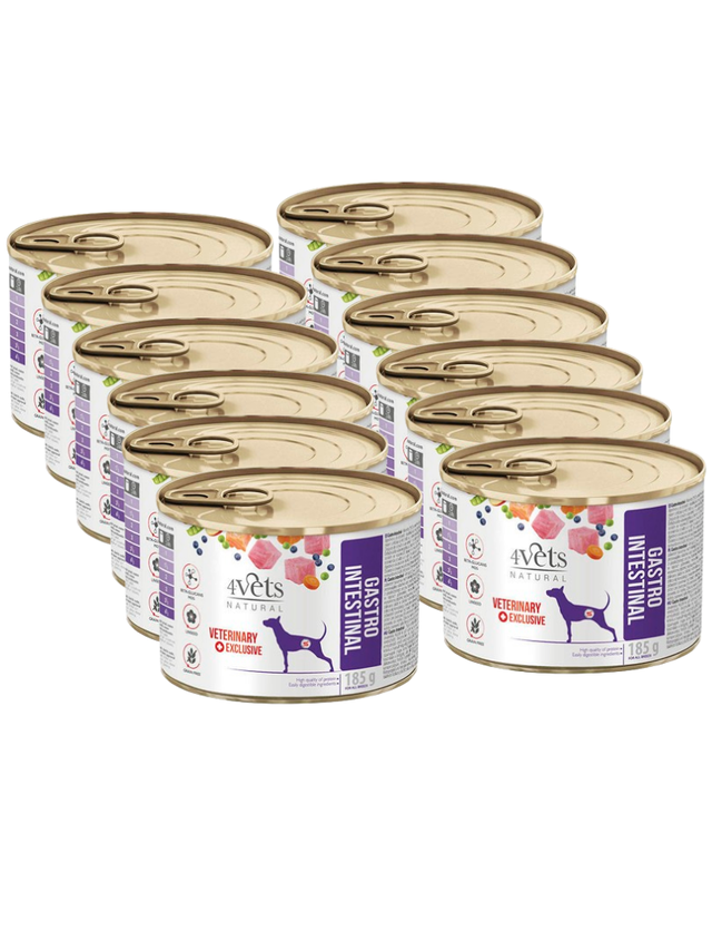 4Vets Dog Gastro Intestinal 12x185g