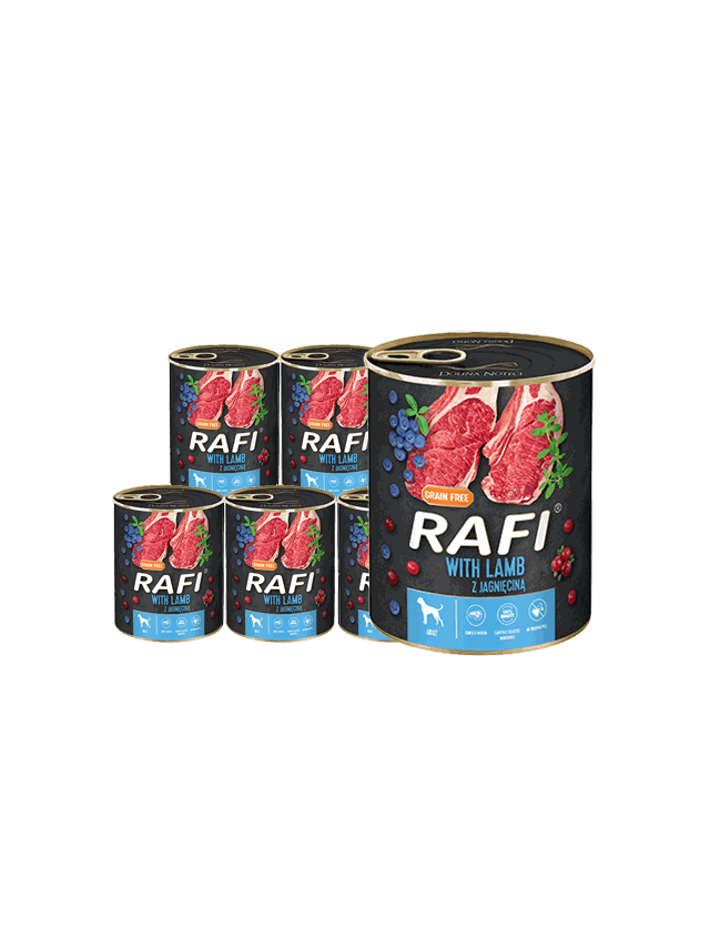 DOLINA NOTECI Rafi z jagnięciną 6x800g