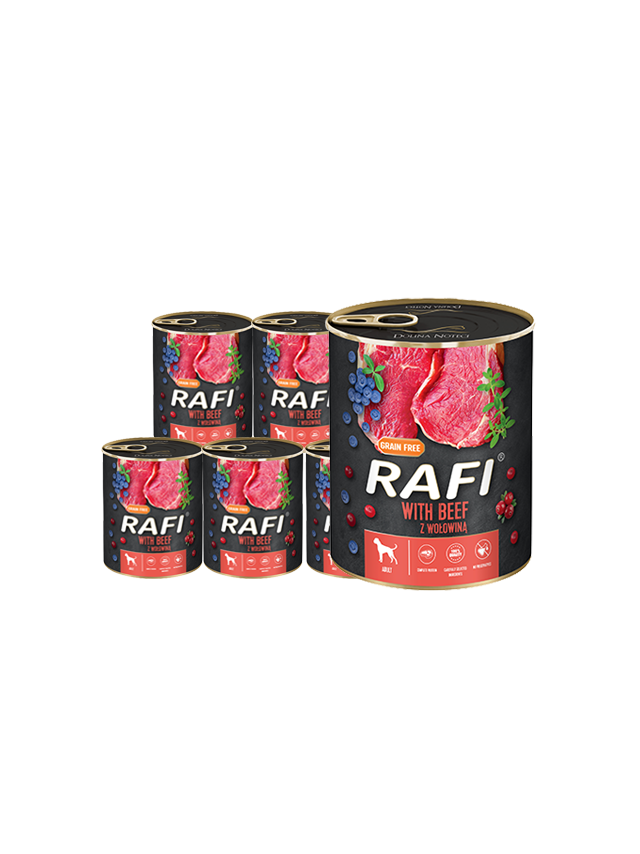 DOLINA NOTECI Rafi z wołowiną 6x800g