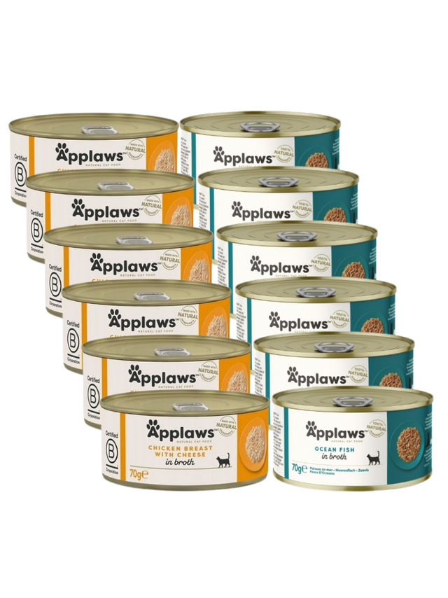 Applaws Cat Mix Smaków 12x70g PUSZKA