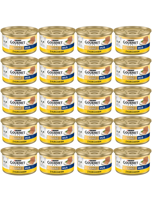 Purina Gourmet Gold mus z kurczakiem 72x85g