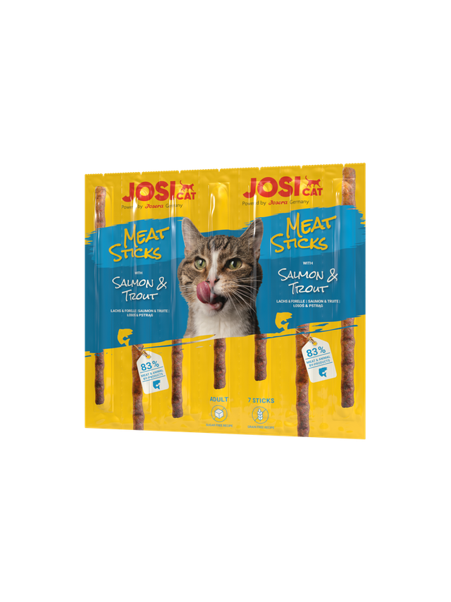 JOSERA JosiCat Meat Sticks with Salmon & Trout 35g (7 szt)