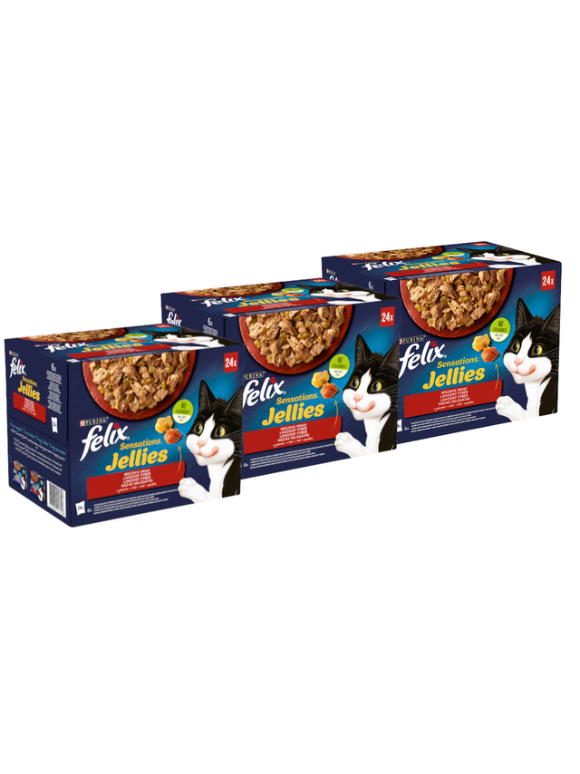 FELIX Sensations Wiejskie Smaki w galaretce: 72x85g