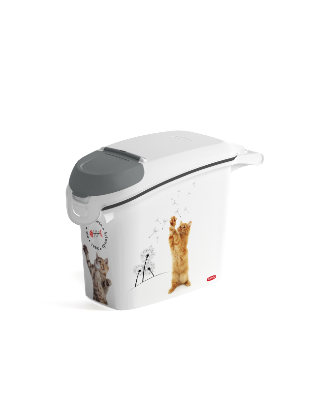 CURVER Love Pets Cats  pojemnik do przechowywania żwirku lub karmy 6kg 23x50x36cm