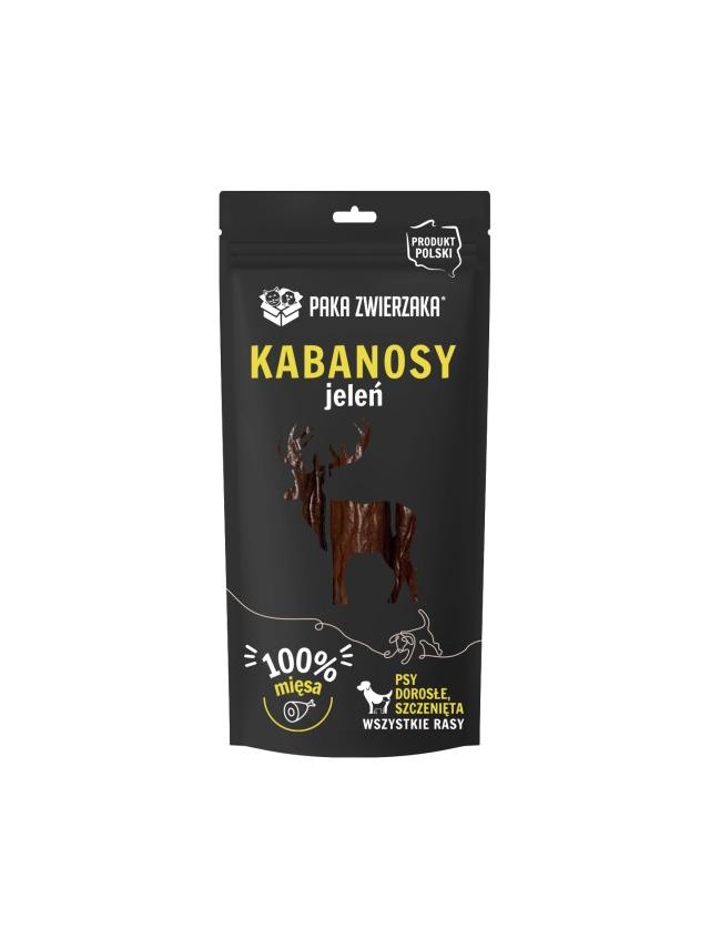 PAKA ZWIERZAKA- Kabanosy z jelenia 3 szt (80g)