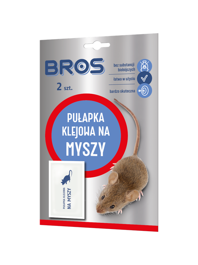 BROS - Pułapka klejowa na myszy (2szt.)