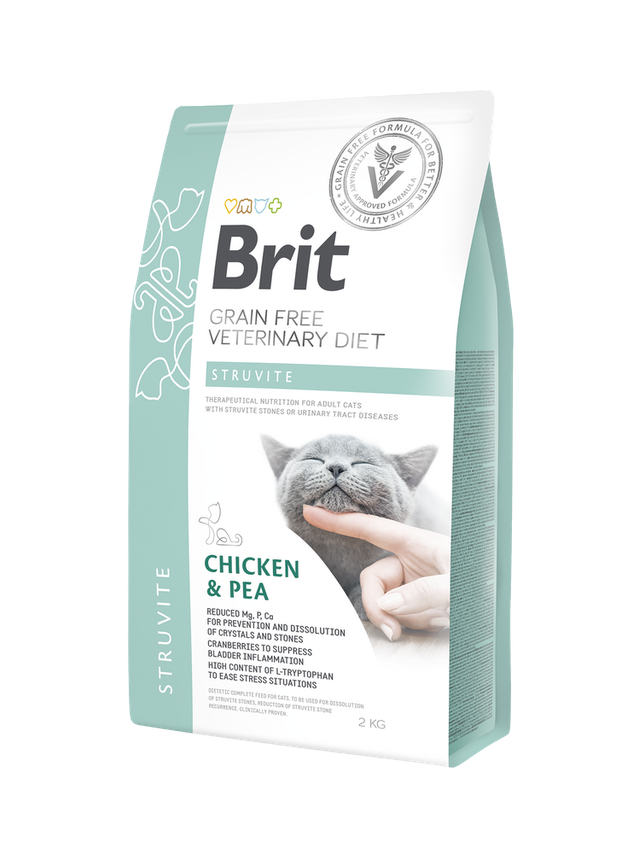 Brit gf veterinary diets cat Struvite 2kg