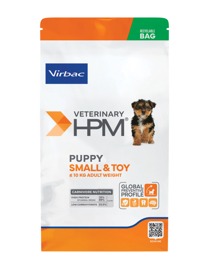 VIRBAC Puppy Small & Toy Dog 3kg karma sucha dla szczeniąt ras małych oraz suk karmiących