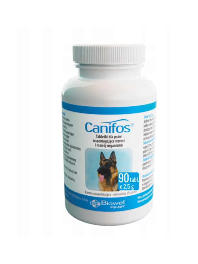 BIOWET Canifos - odżywka mineralno-witaminowa 90 tabl.