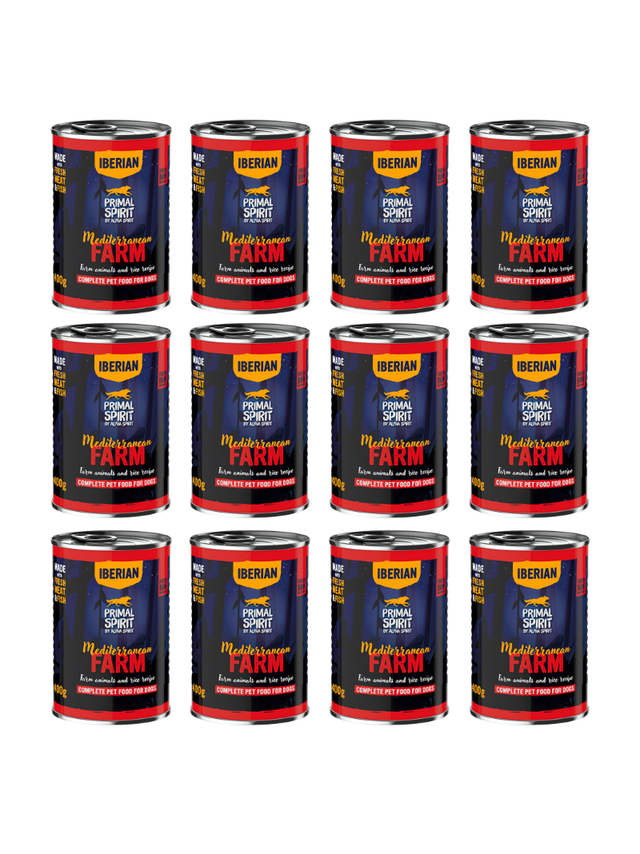 PRIMAL SPIRIT Iberian Mediterranean Farm 12x400g puszka