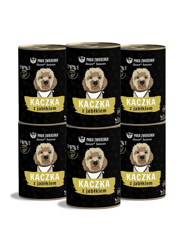 Paka Zwierzaka - Seventh heaven - Kaczka z jabłkiem (duck & apple) 6x400g