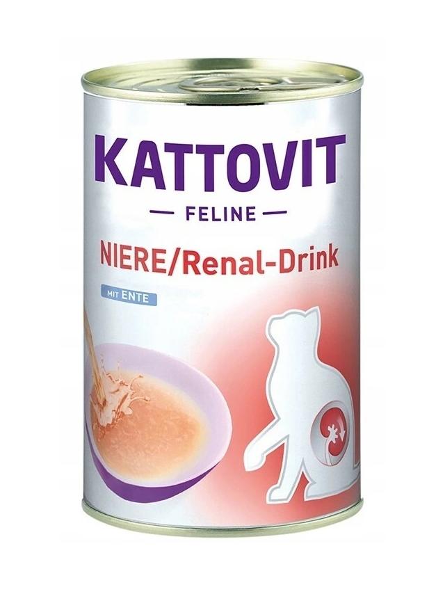 Kattovit Drink Niere/Renal kaczka 135ml puszka