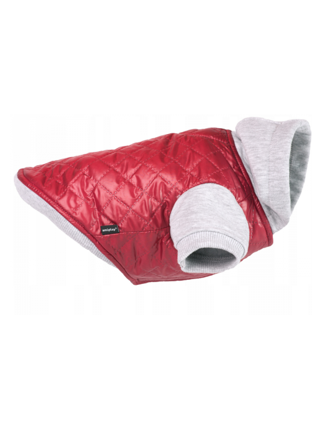 Amiplay Kurtka z kapturem Boston 46cm Bordowy