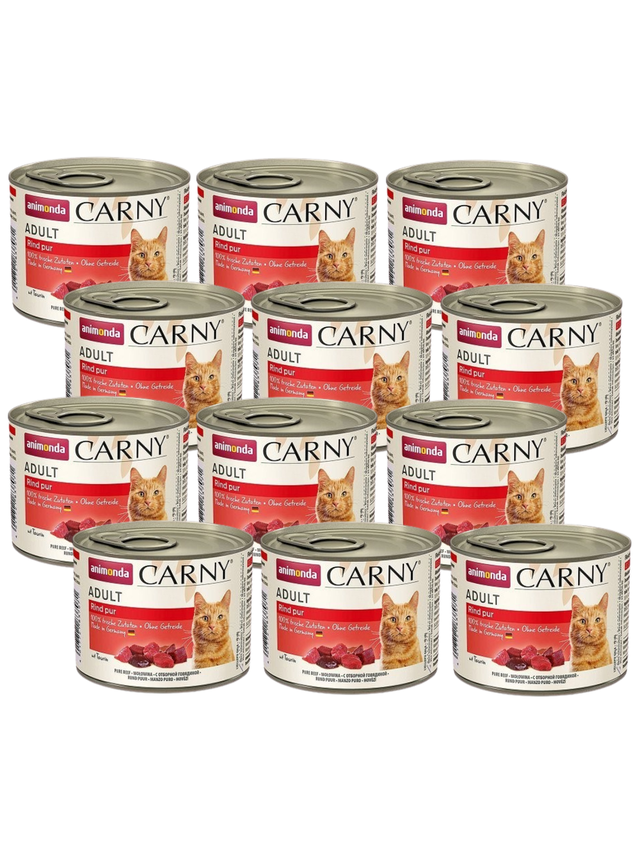 ANIMONDA Cat Carny Adult smak: wołowina 12 x 200g