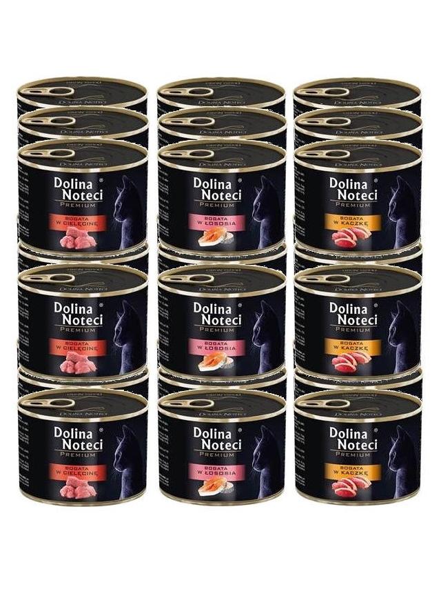 Dolina Noteci Premium dla kota Mix Smaków 48x185g