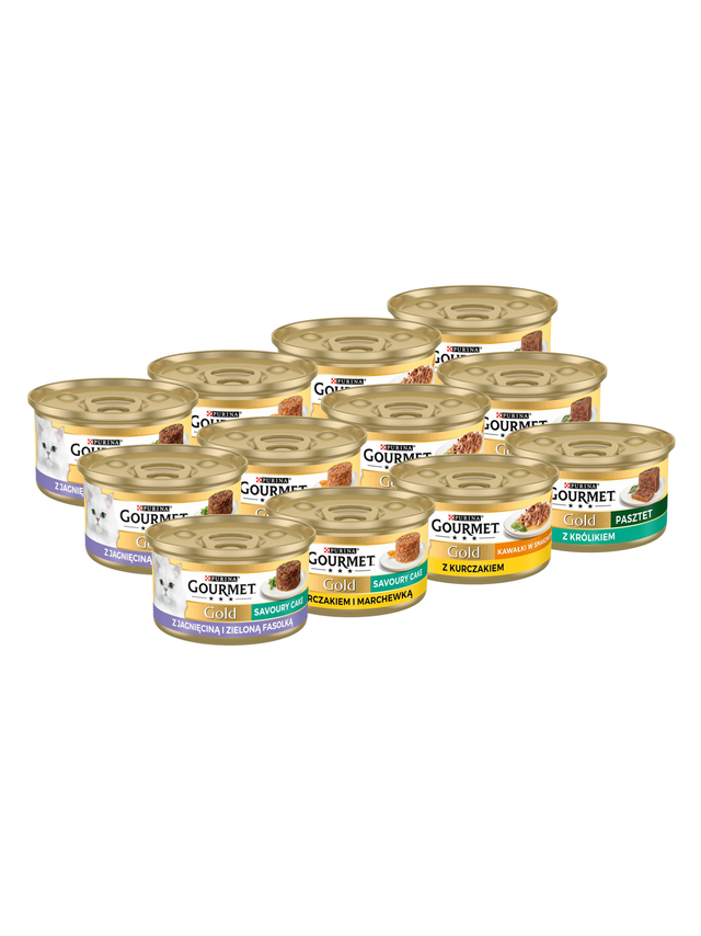 Purina Gourmet Gold Mix Smaków 48x85g
