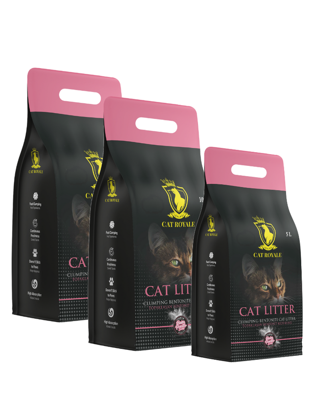 Cat Royale Baby Powder żwirek bentonitowy 25l