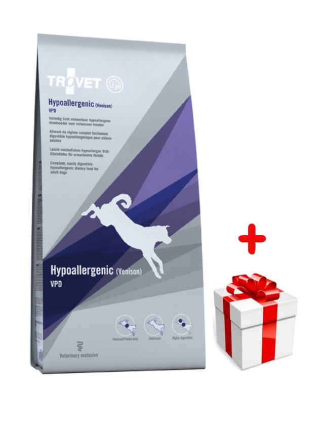 TROVET VPD Hypoallergenic - Venison (dla psa) 3kg + niespodzianka dla psa GRATIS!
