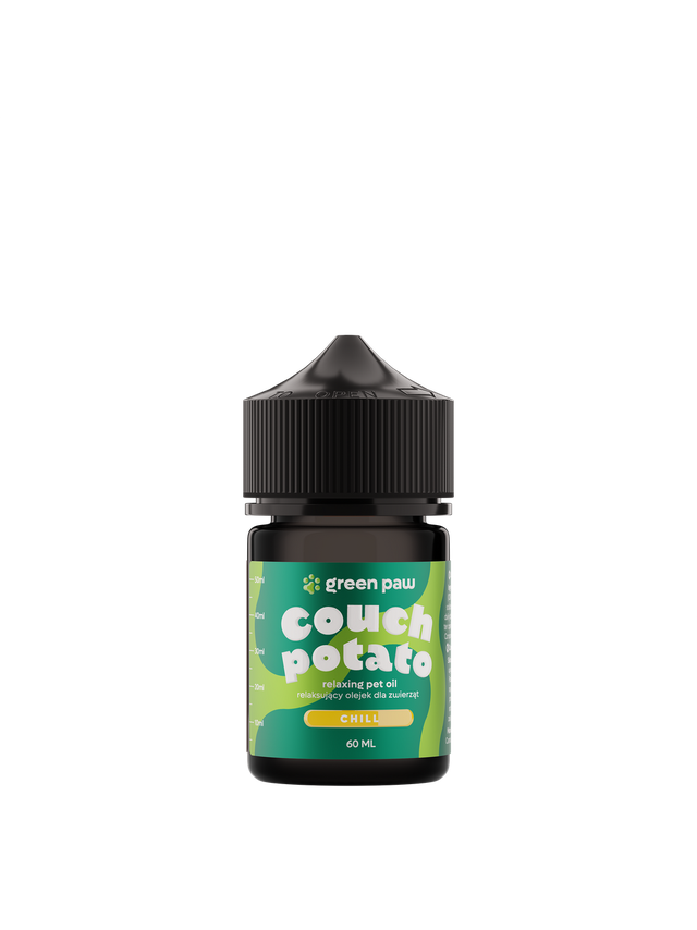Green Paw Couch Potato 60ml - Olejek z CBD na bazie oleju z łososia z 10% dodatkiem oleju z kryla