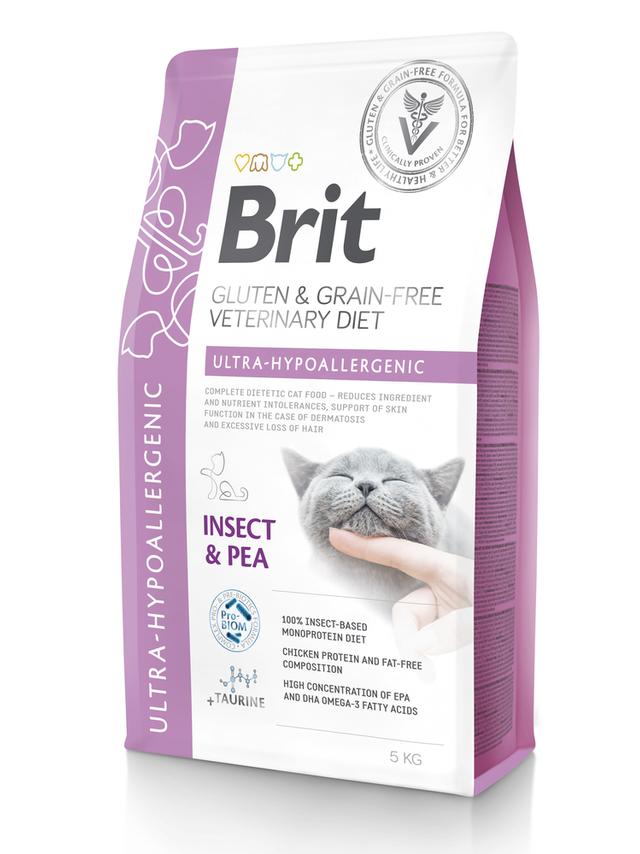 BRIT GF Veterinary Diets Cat Ultra-Hypoallergenic 5kg