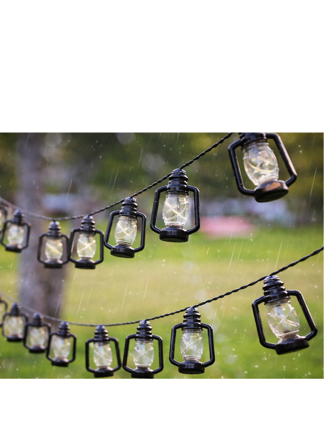 Girlanda ogrodowa solarna - 50 lampionów led