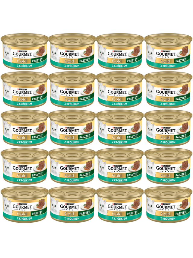 Purina Gourmet Gold pasztet z królikiem 72x85g