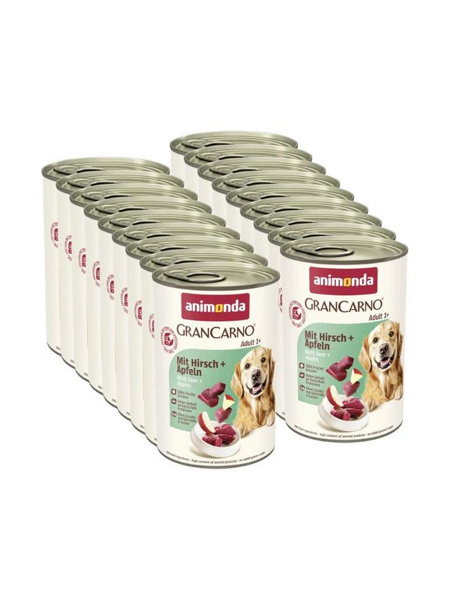 ANIMONDA GranCarno Adult Dog smak: Jeleń i jabłko 18x400g