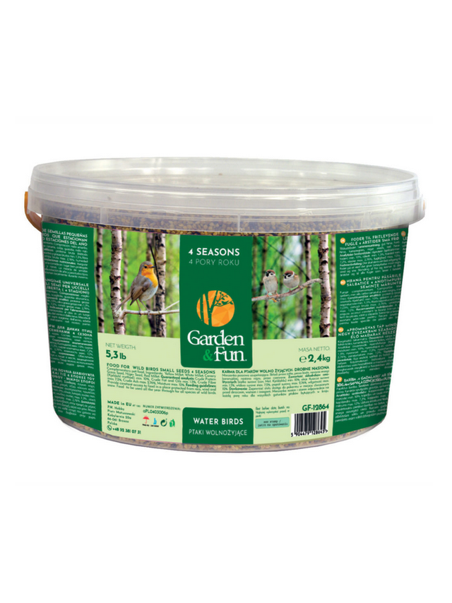 GARDEN FUN karma dla ptaków wolnożyjących wiaderko 2,4kg